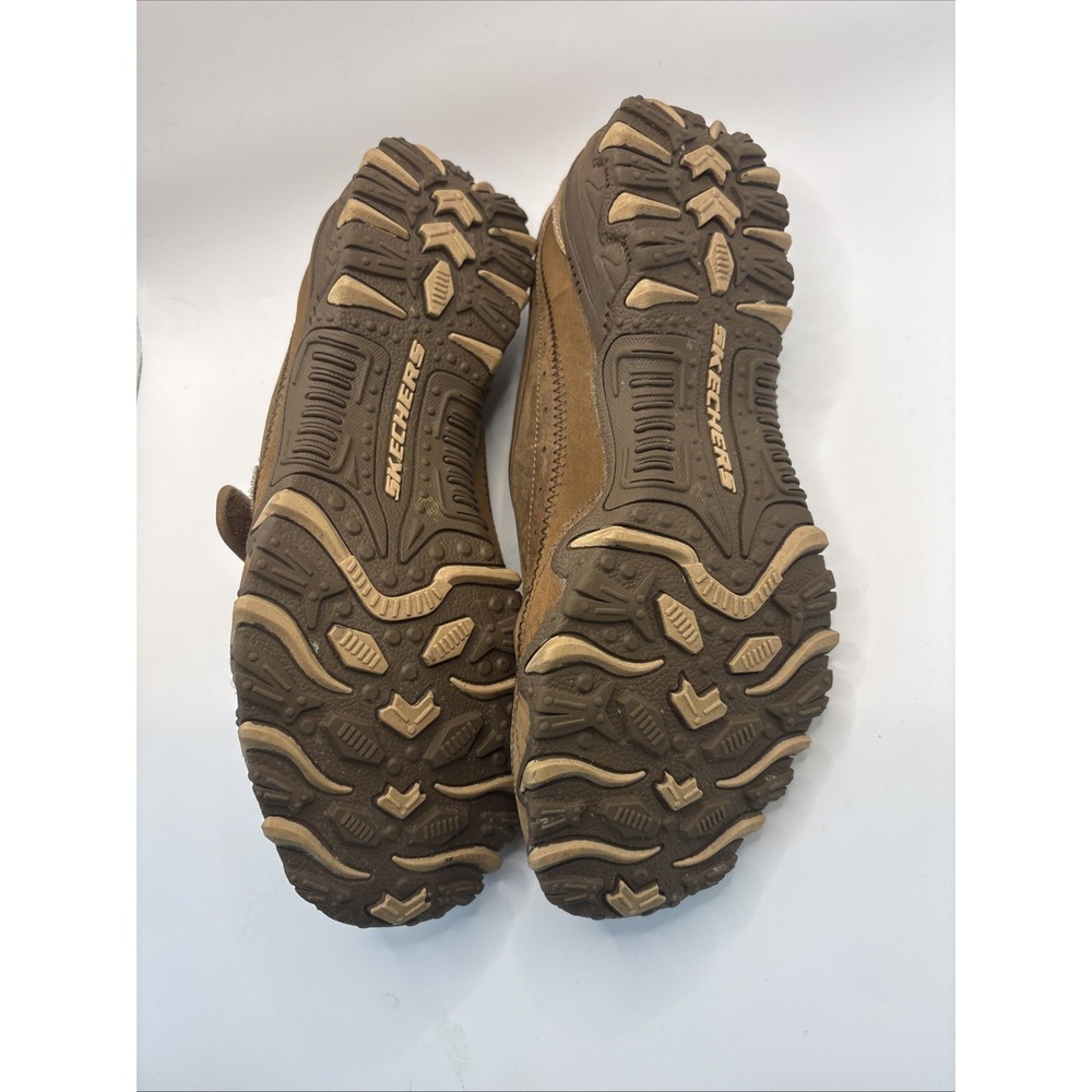 Skechers OG Womens Bikers Mary Jane Shoes Sz 7.5 Brown Casual Comfort NO Insoles - Picture 8 of 9